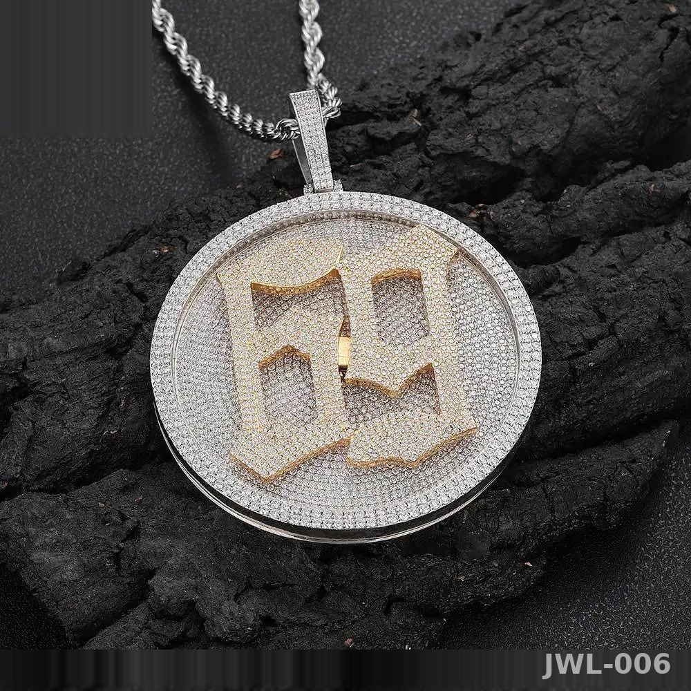 Iced Out Cross Pendant · 3 Finishes · 925 Silver · VVS Moissanite
