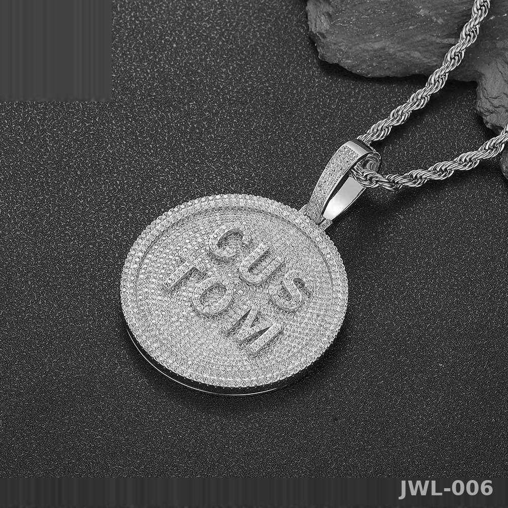 Iced Out Cross Pendant · 3 Finishes · 925 Silver · VVS Moissanite