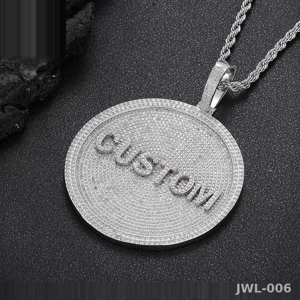 Iced Out Cross Pendant · 3 Finishes · 925 Silver · VVS Moissanite