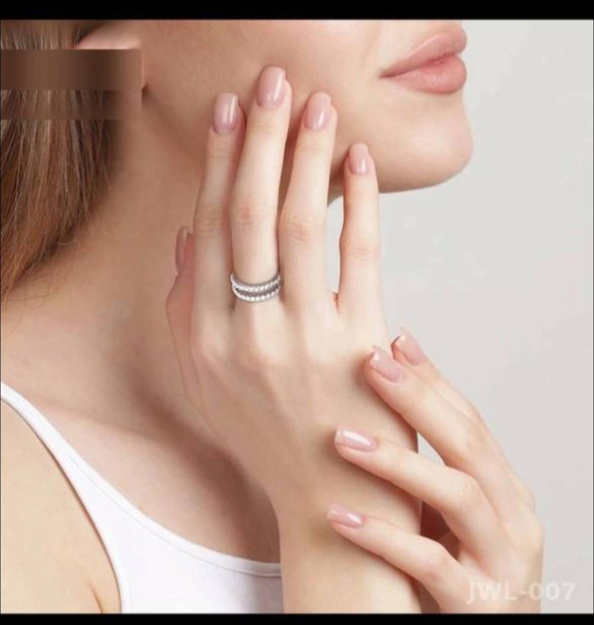 Iced Out Trendy Ring · Silver / Gold · 925 Silver · VVS Moissanite