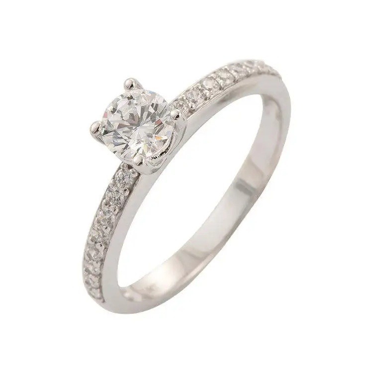 Iced Out Stackable Ring · 3 Finishes · 925 Silver · Lab Diamond