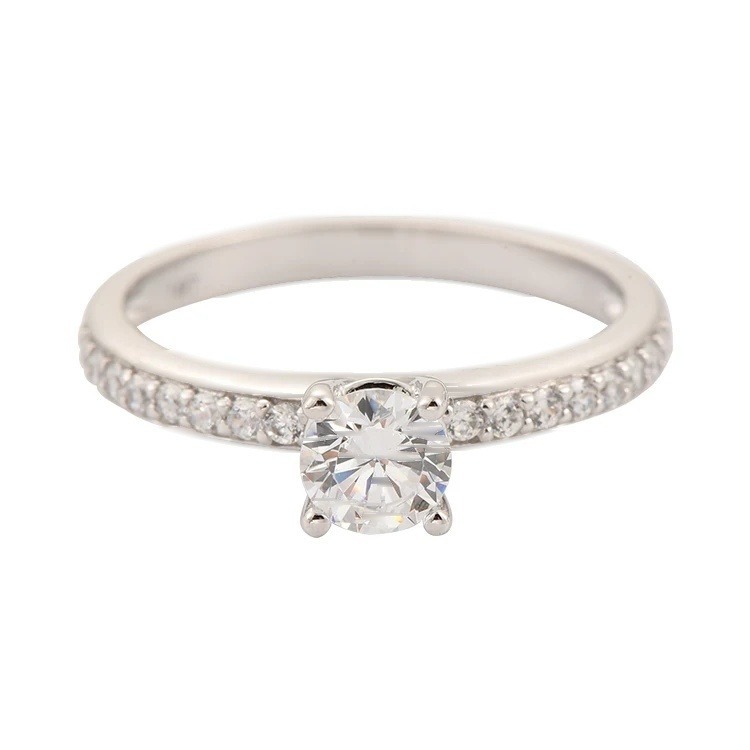 Iced Out Stackable Ring · 3 Finishes · 925 Silver · Lab Diamond