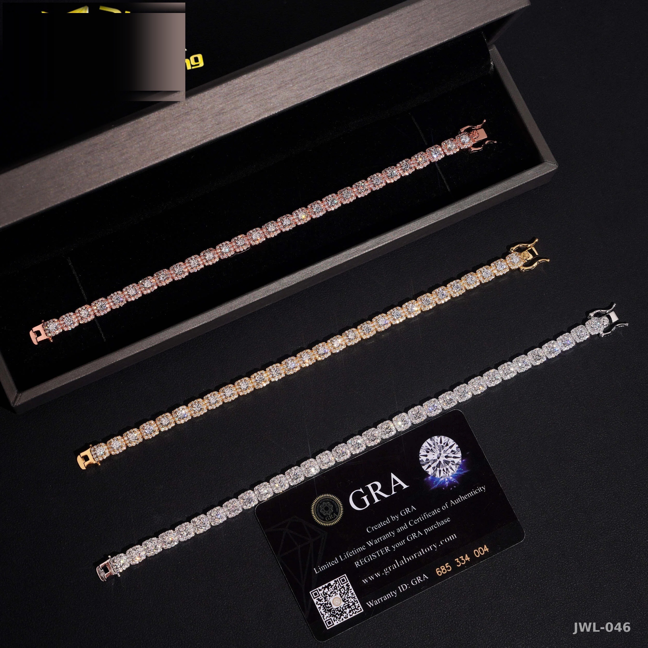 Iced Out Tennis Bracelet · 925 Silver · VVS Moissanite