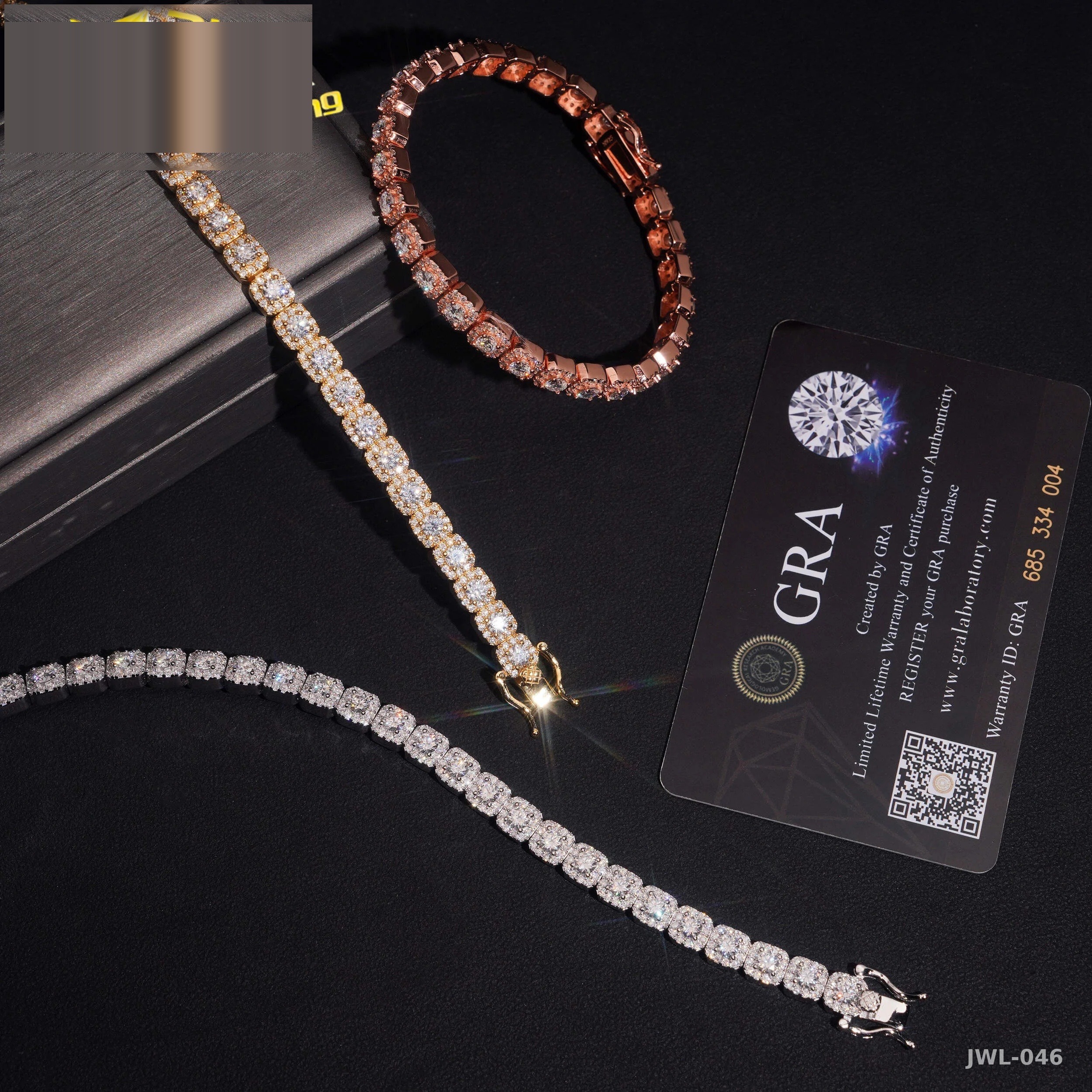 Iced Out Tennis Bracelet · 925 Silver · VVS Moissanite