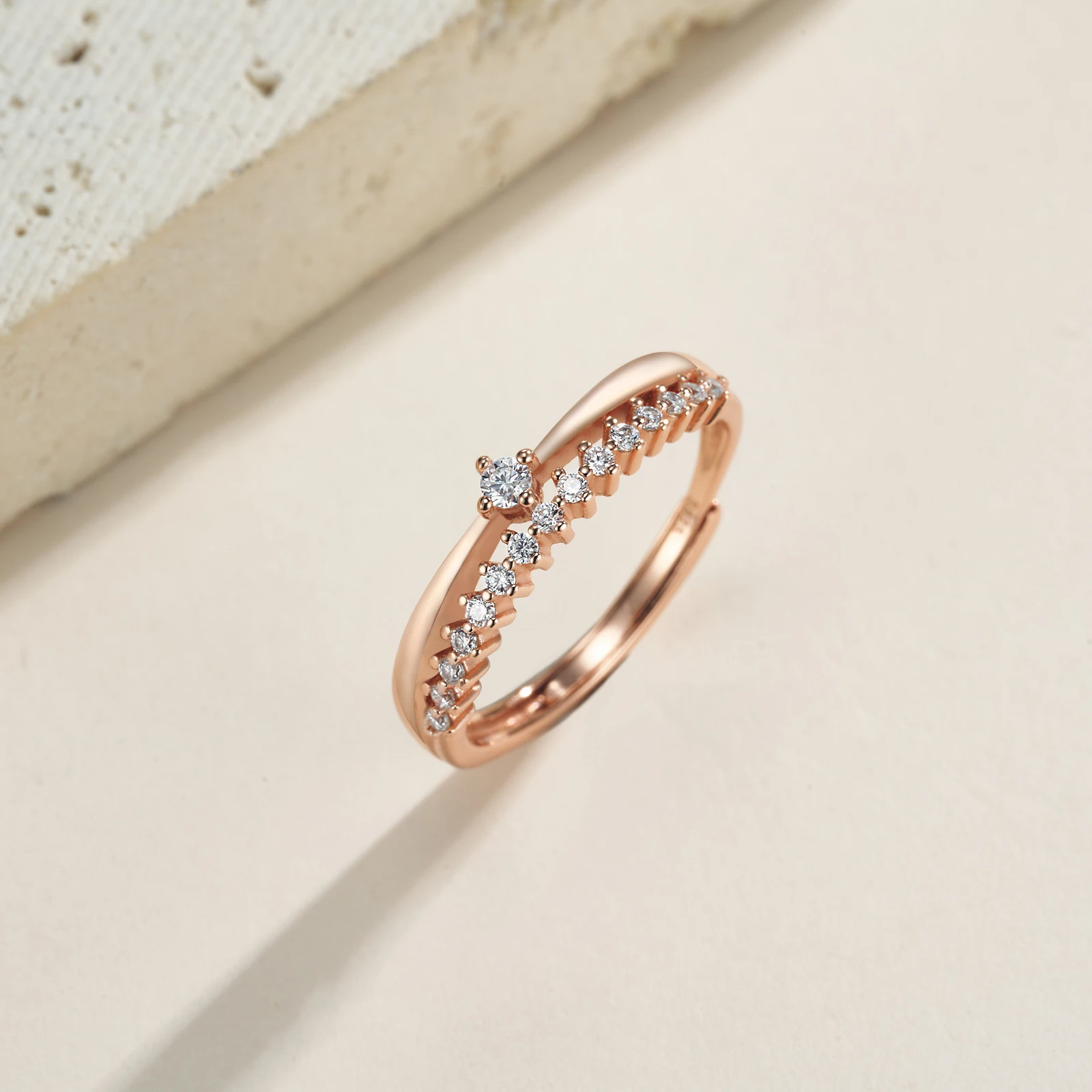 Vintage Moissanite Ring · 2 Finishes · Resizable · 925 Silver · VVS Moissanite