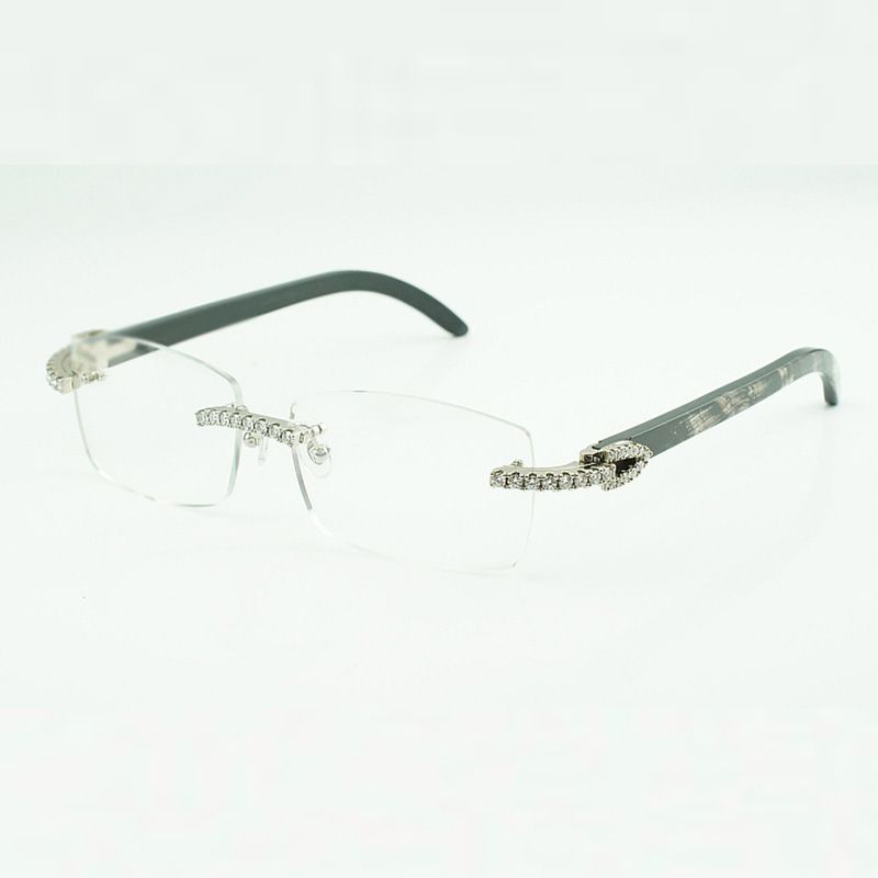Moissanite stones endless Diamond eyewear frames 3524012 buffs sunglasses with