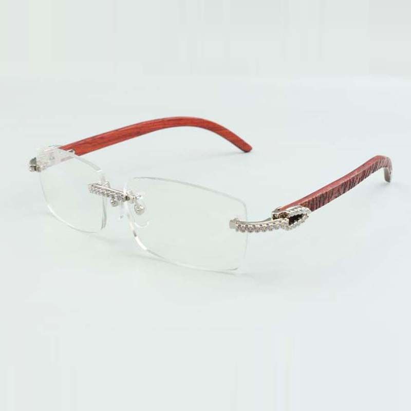 style high-end designers medium diamonds glasses 3524012 for men women natural