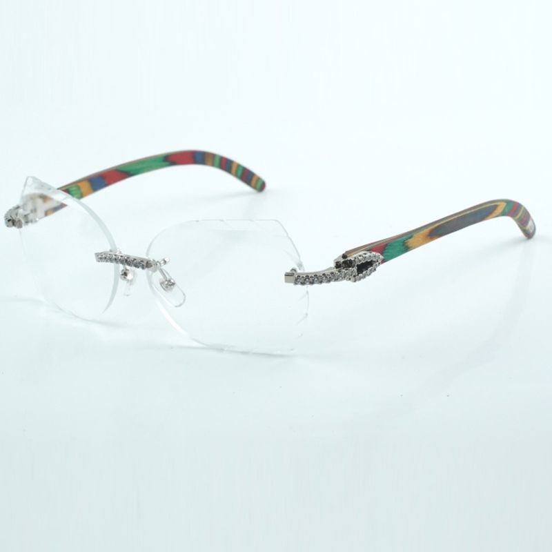 5.0 mm diamond buffs sunglasses 3524012 with natureal white buffalo horn legs