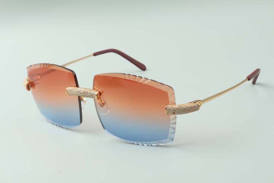 Direct sales high-quality new heart shaped cutting lens sunglasses 8300687