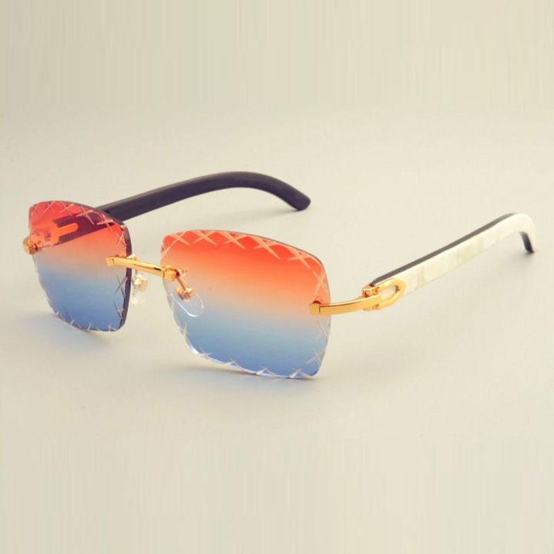 Fashionable new product blue bouquet diamond and cut clear lens 8300817 with