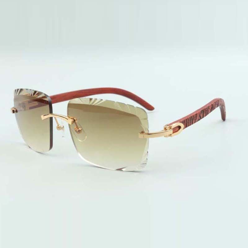 New dense diamond design cut clear lens eyeglass frame 3524028 pure natural