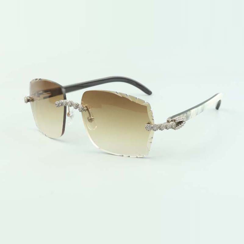 Designer bouquet diamond glasses Frames 3524012 with original wood temples for