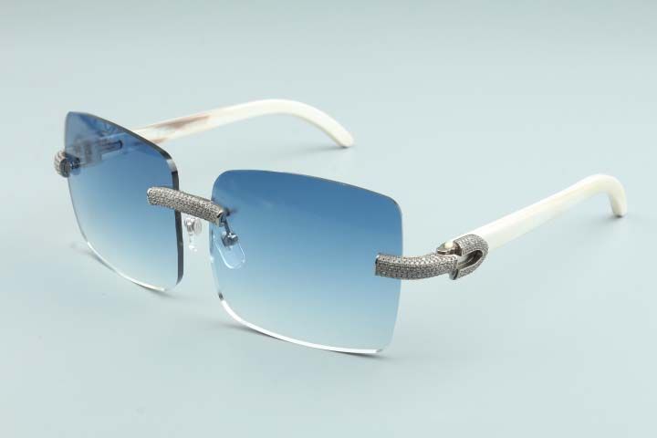 New natural birch high-quality sunglasses 8300817 with tiger wooden arms
