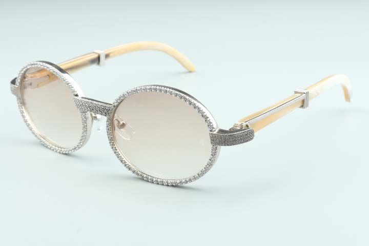 Classic designer sunglasses 3524025, orange wooden temples glasses, size: