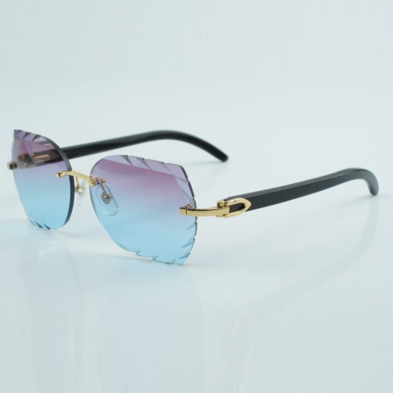A3524016-1 fashion classic cutting lenses sunglasses red natural wooden temples