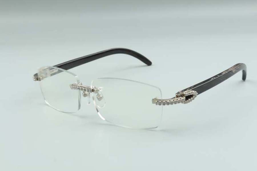 Factory Outlet Simple Luxury Sunglasses Full Diamond Glasses T4189706-B9 Luxury