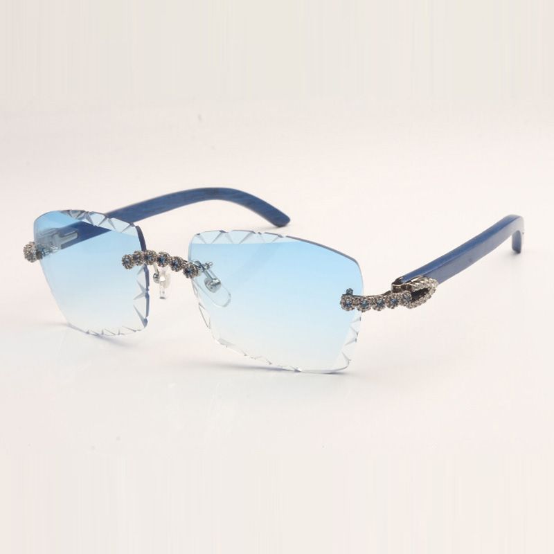 large frame simple luxury sunglasses full diamond glasses T4189706-B3 luxury