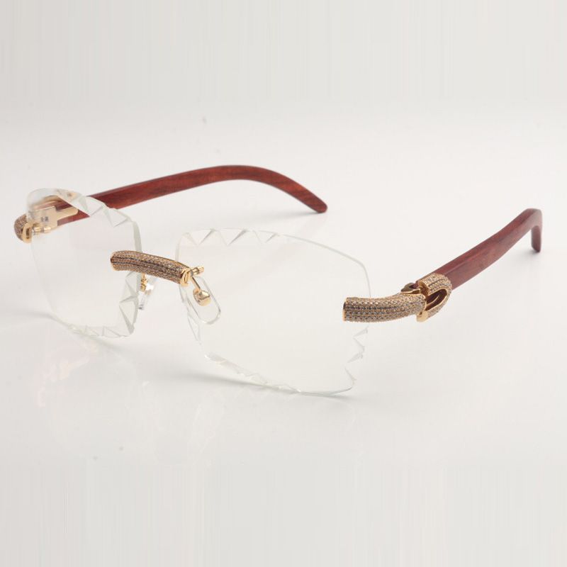 natural colored birch wood temple sunglasses, 3524012 luxury large diamond