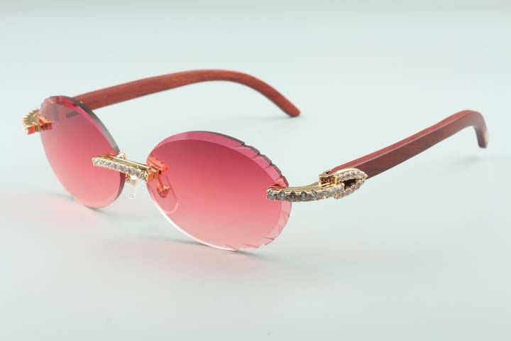 Direct sales new heart shaped cutting lens endless diamonds sunglasses 8300687