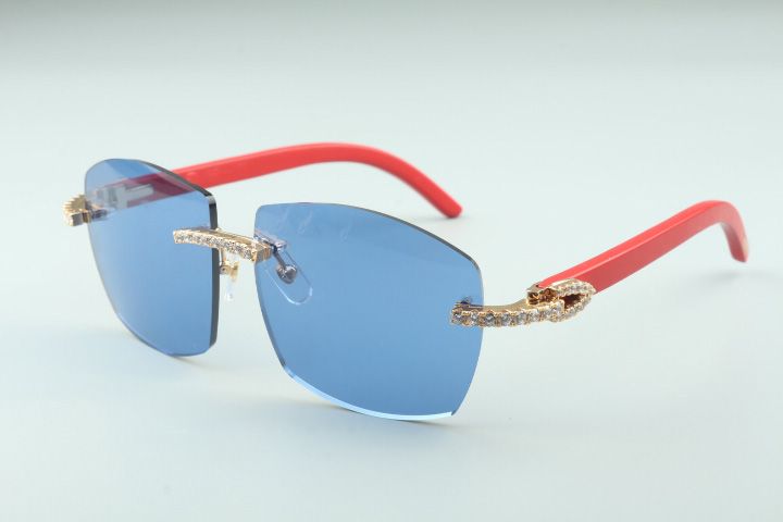 top quality A3524017-6 trimming cutting lenses sunglasses, natural peacock