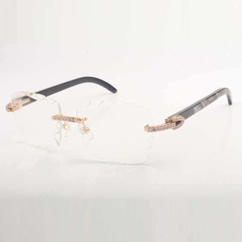 style diamonds design T3524018-2 micro cutting lenses sunglasses, natural black