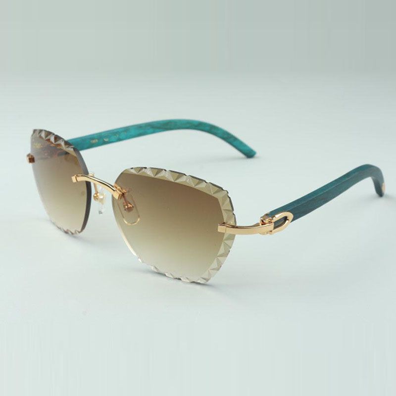 direct sales designers engraving lens sunglasses 3524019 blue natural wooden