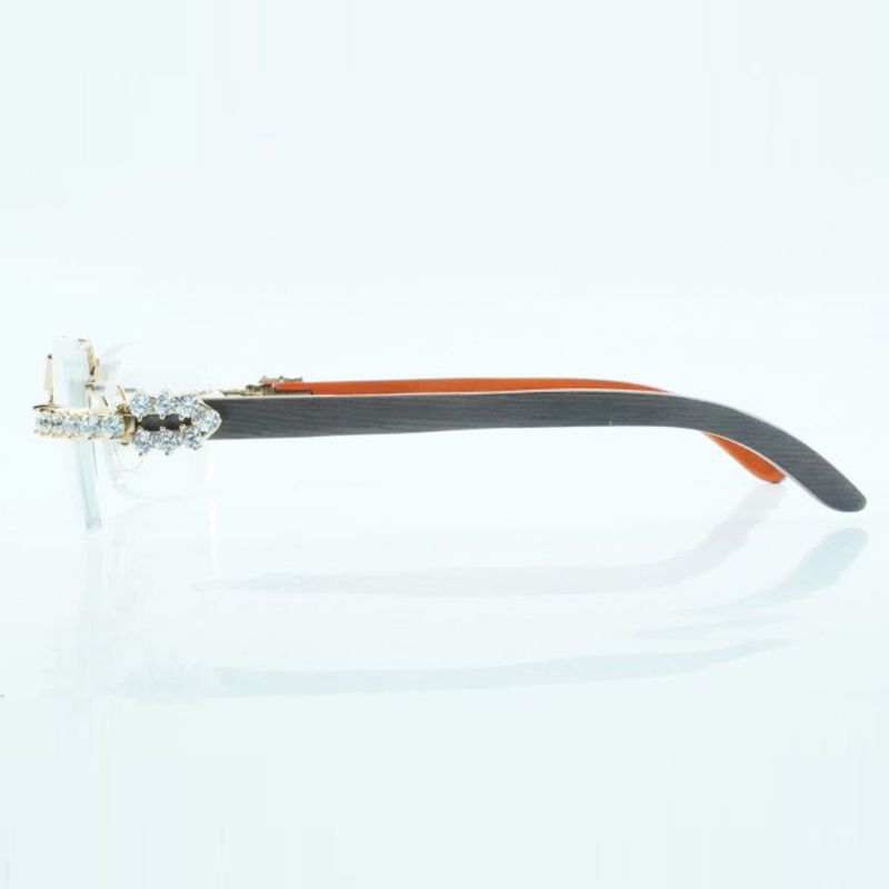 designer Customized diamond nose bridge optical glasses 3524012 with natural