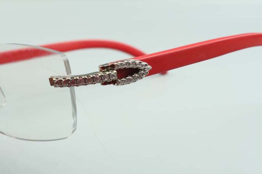 style high-end designers medium diamonds glasses 3524012 for men women natural